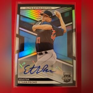 Ethan Pecko 2023 Elite Extra Edition Certified Autograph Baseball Card